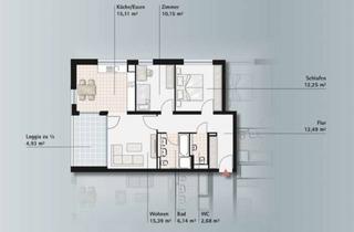 Wohnung mieten in 71032 Böblingen, MÖBLIERTE & ZENTRUMSNAHE 3-Zimmer-Wohnung mit Balkon in Böblingen