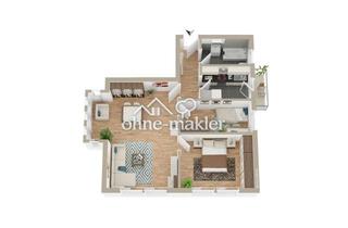 Wohnung mieten in 70597 Stuttgart, Erstbezug nach Kernsanierung mit Balkon, EBK, sehr hell, Tageslichtbad