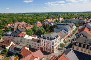 Wohnung mieten in Parkstraße, 01589 Riesa, EBK auf Wunsch, großer Balkon, schickes Laminat, Wanne, ... Altbauwohnung in zentraler elbnaher Lage