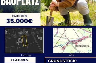 Grundstück zu kaufen in Stoltenhagener Dorfstr. 80a, 18507 Grimmen, Bien-Zenker: Exklusives Bauplatzangebot in Grimmen - Stoltenhagen