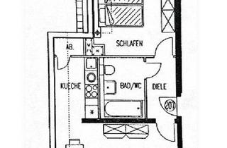 Wohnung kaufen in 61118 Bad Vilbel, Bad Vilbel - Vermietete 2-Zimmer DG-Wohnung in Seniorenresidenz Quellenhof