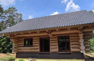 Haus kaufen in 29378 Wittingen, Wittingen - Naturstamm Blockhaus auf Waldgrundstück Massivhaus Holzhaus