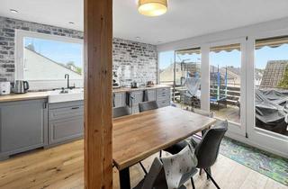 Wohnung kaufen in 51143 Zündorf, Stilvolle Dachgeschosswohnung mit Eichenparkett, Dachterrasse & Smart-Home-Komfort in Zündorf