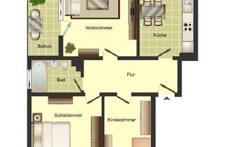 Wohnung mieten in Am Friedrichsberg, 59192 Bergkamen, 3-Zimmer-Wohnung in Bergkamen Nordberg