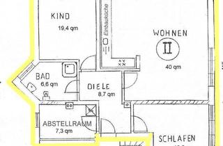 Wohnung mieten in 97074 Würzburg, Zeitmietvertrag (min 18 - max 24 Mon), 3-ZW Würzburg Uninähe provisionsfrei zu vermieten