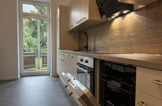 Wohnung mieten in Pögnerstraße 12, 04347 Schönefeld-Abtnaundorf, Außen Gründerzeit & Innen Neubau I neue Einbauküche I modernes Bad mit Dusche