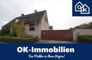 Haus kaufen in 39517 Dolle, Dolle - DHH mit Garagen, Gartenhaus und Pool