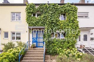 Haus kaufen in 76297 Stutensee, Garten im Panorama - Reihenmittelhaus mit beeindruckender Fensterfront & Kamin in Blankenloch
