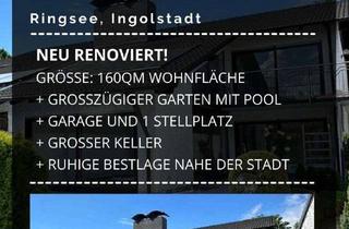Haus mieten in Paul-Klee Straße 50, 85051 Ingolstadt, Renoviertes Haus in IN/Ringsee mit Pool in TOP LAGE ab 01.01.2026 zu vermieten