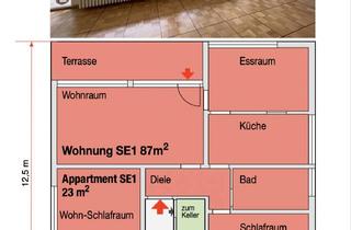 Wohnung kaufen in 54296 Mariahof, 4 Zimmer Wohnung in Trier-Mariahof, 400 qm Garten