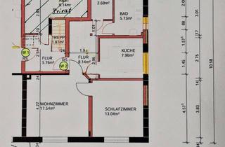 Wohnung mieten in 25779 Hennstedt, Helle 2-Zimmer Wohnung mit Carport-Stellplatz und separate Gartenfläche in Hennstedt
