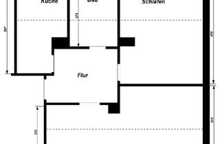 Wohnung mieten in Wiprechtstr 38, 04552 Borna, Helle 2-Zimmer-Dachgeschosswohnung mit moderner Küche & Stellplatz – ruhig wohnen in Borna