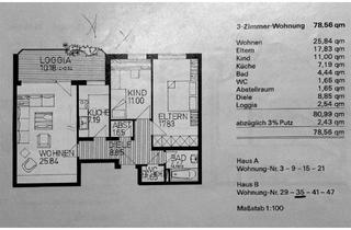 Wohnung mieten in Neudeker Straße 34, 86199 Göggingen, Moderne 3-Zimmer Wohnung mit Balkon in Augsburg-Göggingen