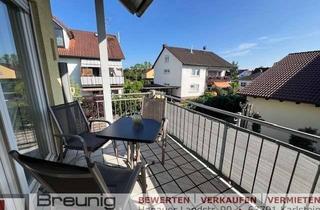 Wohnung mieten in 63791 Karlstein, Gepflegte 5-Zi.-Maisonette-Wohnung mit EBK, zwei Bädern & Balkon in Karlstein-Dettingen