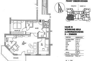 Wohnung mieten in 73447 Oberkochen, Helle Etagenwohnung mit Aussicht in Oberkochen