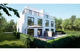 Haus kaufen in 40667 Meerbusch, Meerbroich-Büderich, Modernes Stadthaus im Bauhausstil, Südlage, großes Grundstück