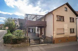 Haus kaufen in 69226 Nußloch, Zweifamilienhaus mit barrierefreiem Anbau, großem Innenhof, Scheune und 2 Balkonen