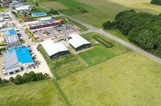 Gewerbeimmobilie kaufen in 53902 Bad Münstereifel, Zwei moderne Hallen mit Unterstellplätzen + über 2.500m² Grünfläche