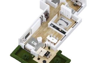 Wohnung kaufen in 74223 Flein, 3 Zimmer Wohnung mit Südterrasse ,Garten und Tageslichtbad