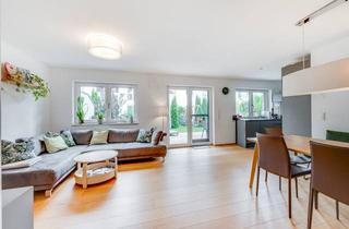 Wohnung kaufen in 85445 Oberding, AIGNER - Moderne Gartenwohnung auf zwei Etagen mit Südterrasse und eigenem Garten