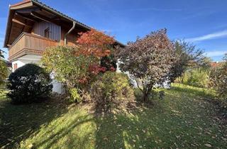 Haus kaufen in 83236 Übersee, Ruhige Süd-West-Haushälfte mit Balkon, nettem Garten, Garage und Carport
