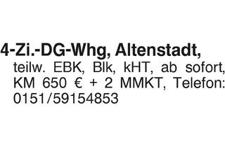 Wohnung mieten in 73312 Geislingen, 4-Zi.-DG-Whg, Altenstadt