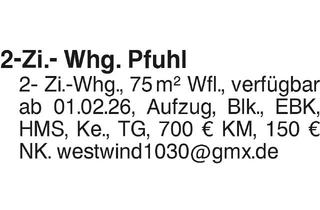 Wohnung mieten in 89233 Neu-Ulm, 2-Zi-Wohng. Pfuhl