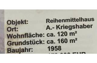 Haus kaufen in 86156 Augsburg, Augsburg - Reihenmittelhaus