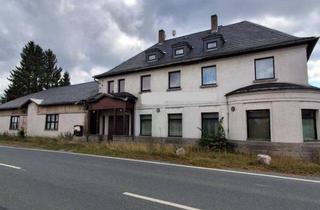 Gewerbeimmobilie kaufen in 08262 Muldenhammer, Objekt-Nr.: 12125 - denkmalgeschützter ehemaliger Gasthof mit Saal und 4 Wohnungen in Hammerbrücke