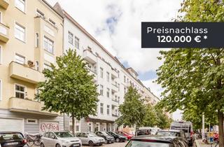 Wohnung kaufen in Corinthstraße 53, 10245 Friedrichshain, Preisnachlass: Bezugsfreie, sanierte 3-Zimmerwohnung mit Wanne & Dusche im Stralauer Kiez