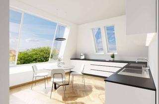 Penthouse kaufen in 80639 Neuhausen-Nymphenburg, Ein Rohdiamant. Penthouse im Einzeldenkmal in Toplage Neuhausen zum Ausbau.