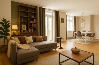 Wohnung kaufen in 45130 Rüttenscheid, Rüttenscheid – Stilvolle Altbauwohnung mit zwei Balkonen & Eichenparkett | 4 Zimmer, ca. 105 m²