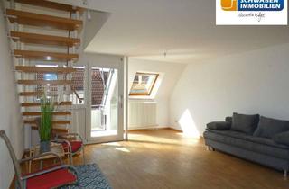 Wohnung kaufen in 89129 Langenau, ZENTRAL & RUHIG: 3-Zimmer-Maisonettewohnung mit Südbalkon und TG-Stellplatz in Langenau zu verkaufen