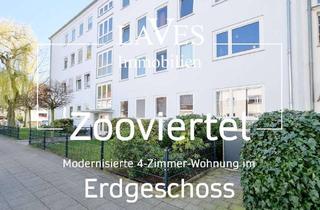 Wohnung kaufen in 30175 Zoo, Zooviertel! Modernsierte 4-Zimmer-Wohnung im Erdgeschoss