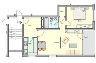 Wohnung mieten in Fasanenweg 15, 63303 Dreieich, Schöne 2 Zimmerwohnung mit Balkon in Dreieich