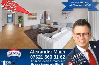 Wohnung mieten in 79618 Rheinfelden, Grosse 3-Zi-EG-Wohnung mit Terrasse und TG zentral in Rheinfelden