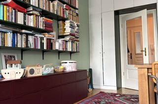 Wohnung mieten in Kurt-Eisner-Straße 52, 04275 Südvorstadt, Wunderschöne Altbauwohnung mit maßgefertigten Einbaumöbeln und Balkon in der Leipziger Südvorstadt