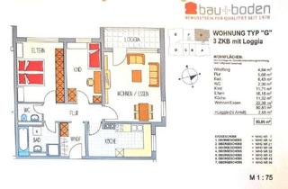 Wohnung mieten in 86161 Herrenbach, Schöne 3-Zimmer-Wohnung mit Balkon am Siebentischwald