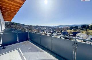 Wohnung mieten in 08344 Grünhain-Beierfeld, Energieeffizient wohnen mit Panoramablick - Neubau-4-Raum-Wohnung in Beierfeld - barrierefrei