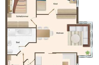 Wohnung mieten in Sankt-Florian-Straße, 94209 Regen, Renovierte 3-Zimmer-Wohnung mit Balkon in Regen
