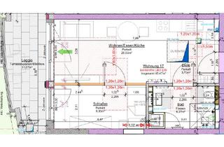 Wohnung mieten in 73614 Schorndorf, Neubau: Helle 2-Zimmer-Dachgeschosswohnung mit Loggia in zentraler Lage von Schorndorf