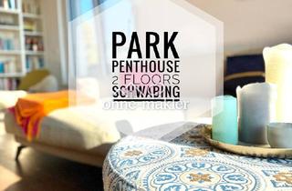 Penthouse mieten in 80807 München, Exklusives Park-Penthouse, 2 Schlafzimmer, 2 Terrassen, 93 qm, München Schwabing