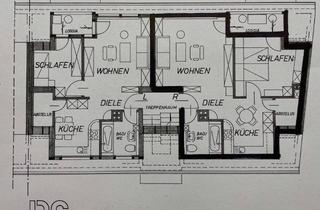 Wohnung mieten in 51379 Opladen, Über den Dächern Opladens: Stadtwhg., 2-Zi., 60 m², Fußbdnheiz, Parkett, Bw & Süd-Loggia, Bhf-Nähe