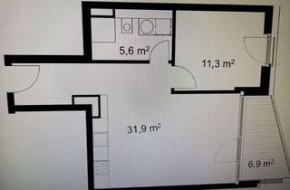Wohnung mieten in 12435 Berlin, Schicke 1,5-Zimmer Wohnung mit Balkon im 3. OG in Treptow
