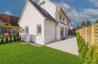 Doppelhaushälfte kaufen in 82269 Geltendorf, kurzfristig bezugsfertig: Schöne Neubau-Doppelhaushälfte mit großem Souterrainbereich