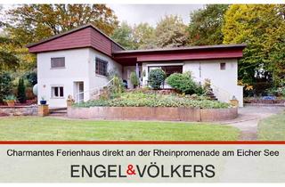 Haus kaufen in 67575 Eich, Charmantes Ferienhaus direkt an der Rheinpromenade am Eicher See