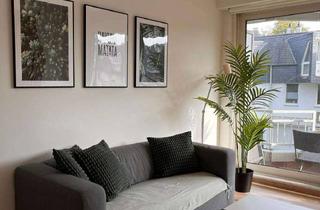 Immobilie mieten in Lochnerstraße 33, 40878 Ratingen, Ratingen-Mitte - vor den Toren von Düsseldorf - cool möbliertes 1-Zi- Apartment mit Balkon und TG