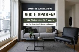 Immobilie mieten in Mainzer Landstraße 129, 60329 Gallus, Skyline Apartment mit Terrasse | All-In-Miete | Mona Lisa Terrace Suite
