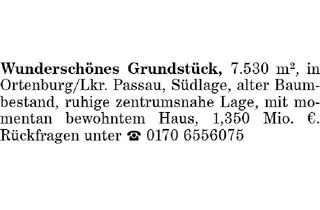 Haus kaufen in 94496 Ortenburg, Grundstück mit bewohntem Haus in Ortenburg