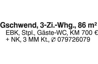Wohnung mieten in 74417 Gschwend, Gschwend 3-Zi.-Whg.
